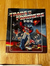 Hasbro Transformers 1986 Panini Sticker Album Set UK Edition - Okay Condition