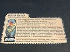 gi joe lot File Card 1982 Short Fuze Great Condition