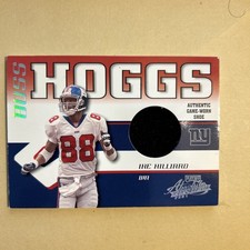 2001 IKE HILLIARD ABSOLUTE MEMORABILIA GAME WORN SHOE CARD-GH-23- #013/125