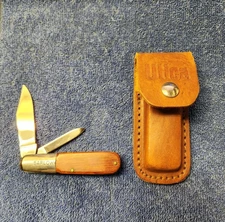 Utica cutlery Barlow pocketknife 1980's new condition. 