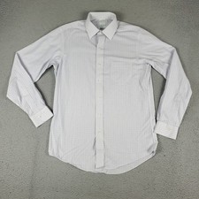 Brooks Brothers Shirt Mens 15.5 Blue Check Milano Dress Button Up Long Sleeve 