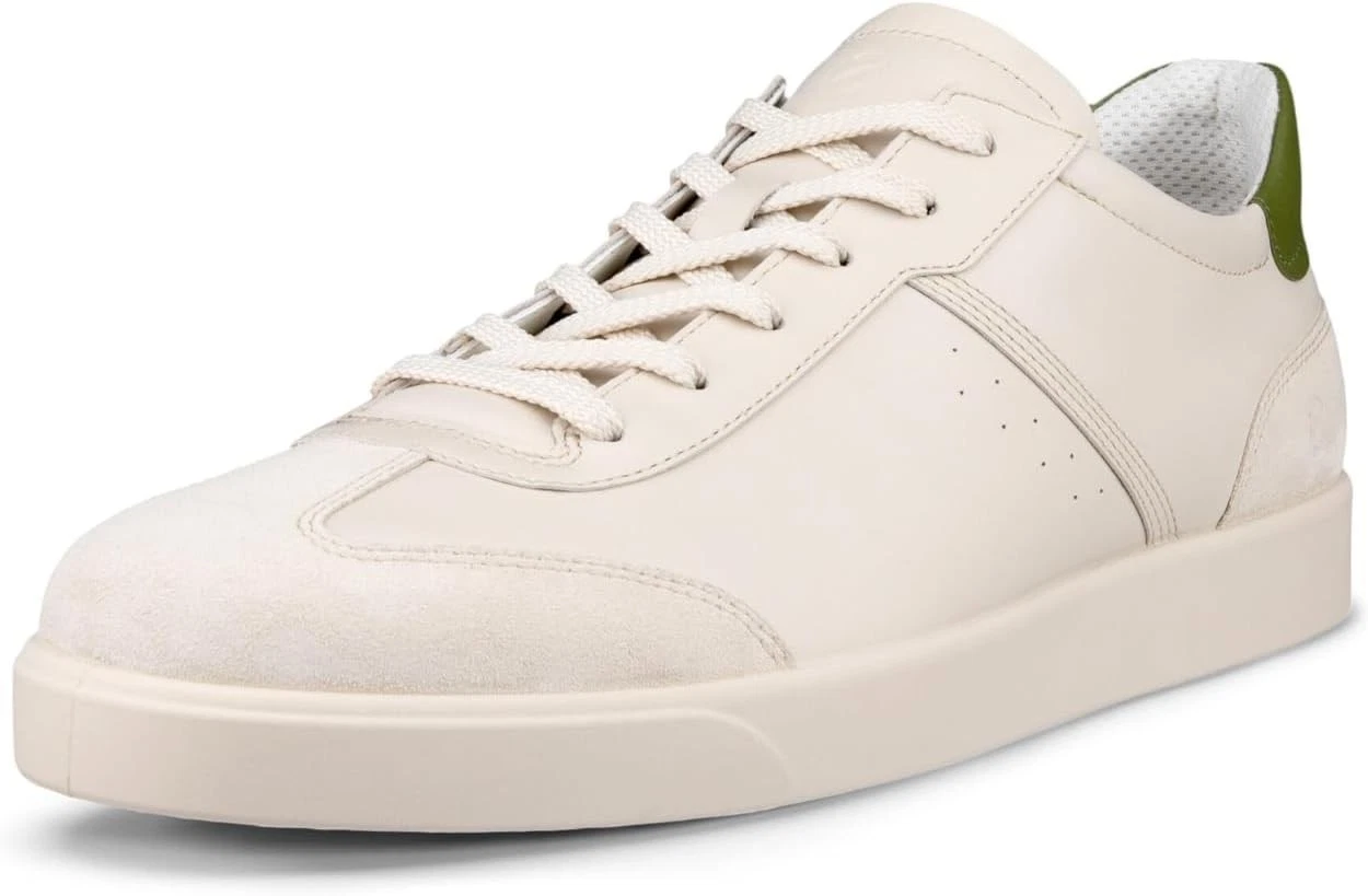 ECCO Men's Street Lite Retro Sneaker Limestone Acorn EU 46 Size 12 - 12.5 US
