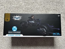 McFarlane Toys DC Multiverse Dark Knight Rises Catwoman & Batpod  Gold Label