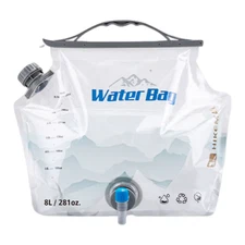 8L Portable Water Storage Bag Large Capacity Collapsible Camping Water Bag Leakp