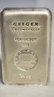 Rare! Geiger Edelmetalle Silver Bar 100g Security Label Serial Number