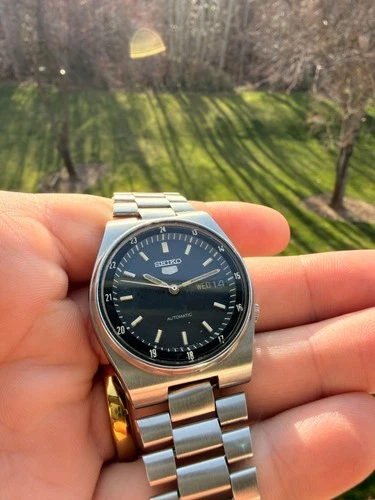 Vintage Seiko 5 Railway Time Automatic Men’s Watch 7009-3160 (OCT.1993)