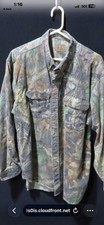 Vintage Duxbak Duck Camo Hunting Long Sleeve Mens 42-44 Shirt Made In USA