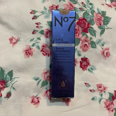 No7 Lift & Luminate WARM BEIGE Triple Action Serum Foundation READ SEE NOS