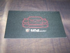 TOPRARITÄT Herrlicher Prestige Prospekt Fiat Abarth 124 Spider von 2016 !!!