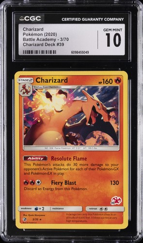 Charizard graded CGC 10 for sale on eBay