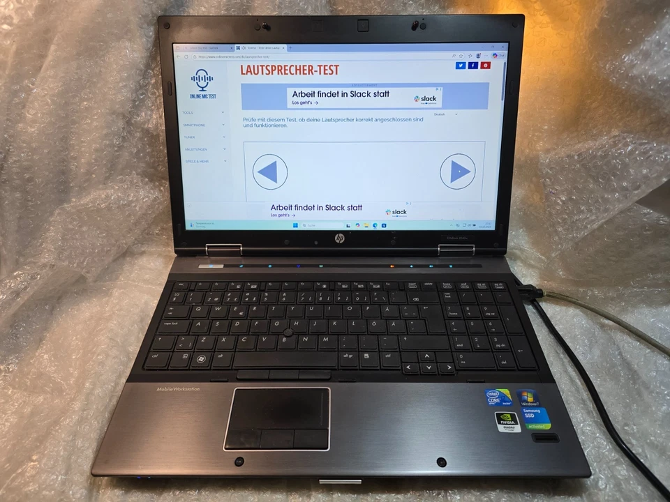 Ersatzteilspender Bastler Laptop HP Elitebook 8540w - Bild 4 von 4