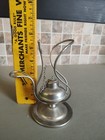  Vintage Brandy Cognac Glass Snifter Brass Warmer — photo 2