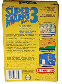 Super Mario Bros 3 NES &ndash; Complet Bo&icirc;te Notice Polystyr&egrave;ne &ndash; Version FR &ndash; TBE