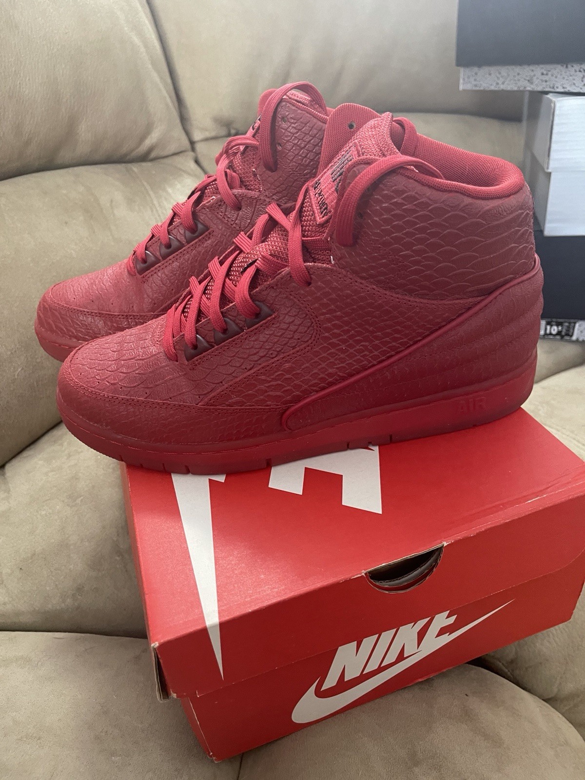 Nike Air Python Premium Gym Red - image 4