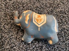 Vintage Baby Toy Elephant Soft With Ball Inside
