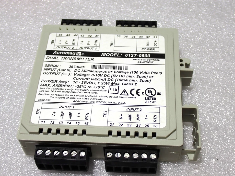 ACROMAG 612T-0500 DUAL SENDER NEU