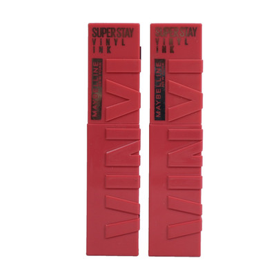 2 PACK MAYBELLINE Super Stay Vinyl Ink Longwear Liquid Lipcolor, 145 ROGUE