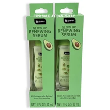 B•Pure Glow Up Serum Renewing Serum W/ Avocado Extract And Ceramides, Set Of 2