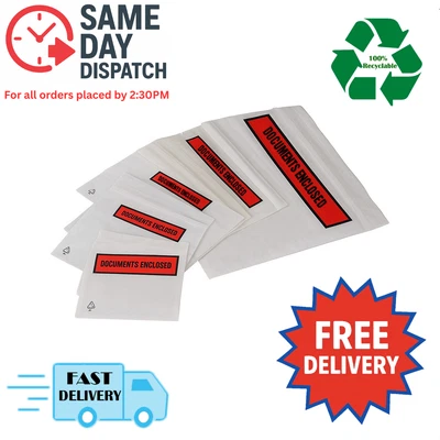 1000 x Document Enclosed Wallets – Peel & Seal | Printed | A6 110mm x 158mm - Image 1 of 4