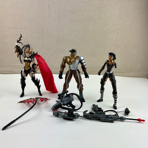 McFarlane Toys 1996 Spawn Wetworks Series 2 Figure Lot Delta Pilgrim Blodd Queen