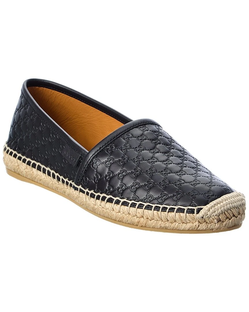 Espadrille en cuir femme Gucci Gg