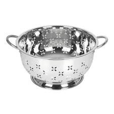 Stainless Steel Colander for Home Kitchen with Handles and Stable Base - For ...