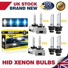 2PCS D1S D2S D3S D4S D5S HID Xenon LED Headlight Bulb High/Low Beam Replacement