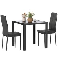 Essgruppe Esstisch Mit 2 StüHlen Platzsparend Esszimmergruppe Sitzgruppe