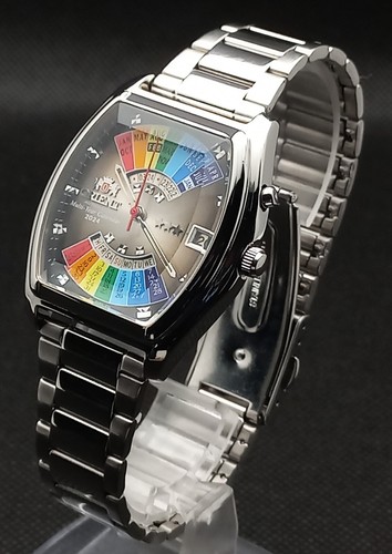 Orient Multi-Year Calendar Rarest Rainbow Tonneau Case from Japan - Picture 3 of 10