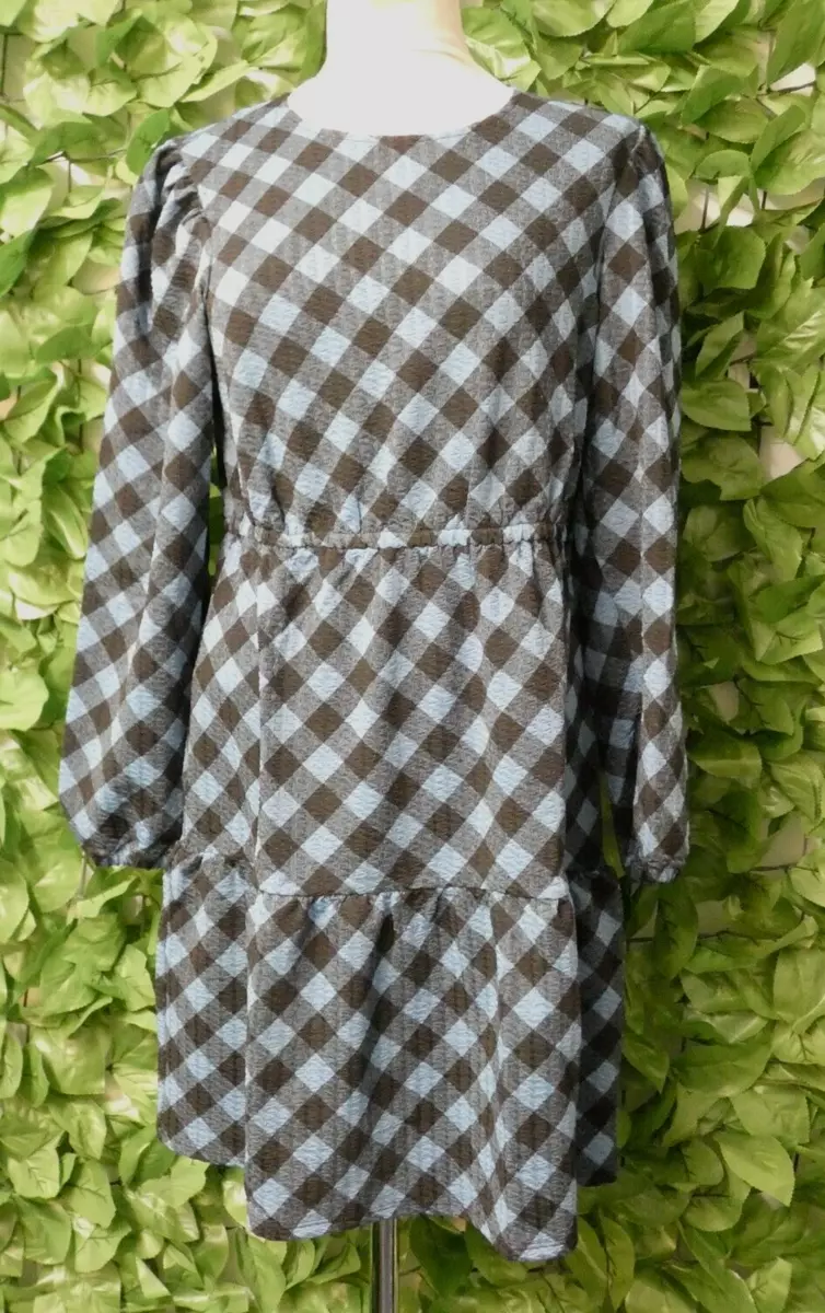 Oasis check store dress