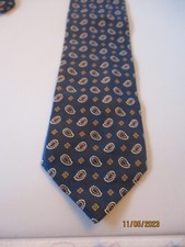 Jos A Bank Blue Silk Neck Tie