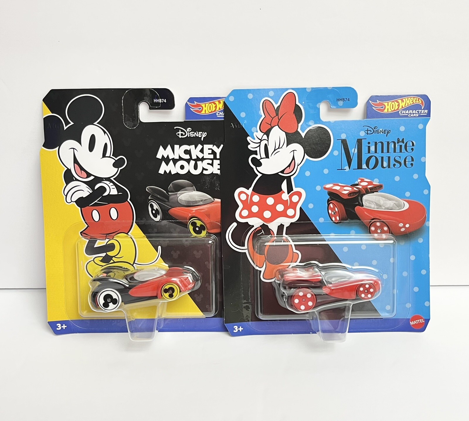 Hot Wheels Disney Character Cars Mickey & Minnie Mouse
