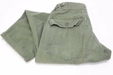 Vintage Vietnam Mens USA Airforce Trouser OG-107 Fatigue Pants Military Sateen