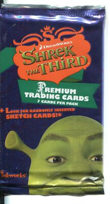 Shrek The Third Factory Sealed Hobby Packet / Pack
