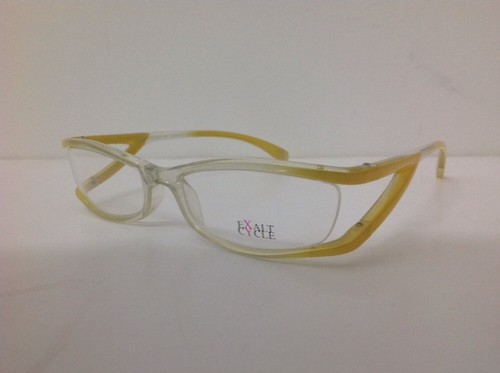 Exalt Cycle Occhiale Da Vista Plastica Giallo Trasparente Asta Doppia  Forchetta | eBay