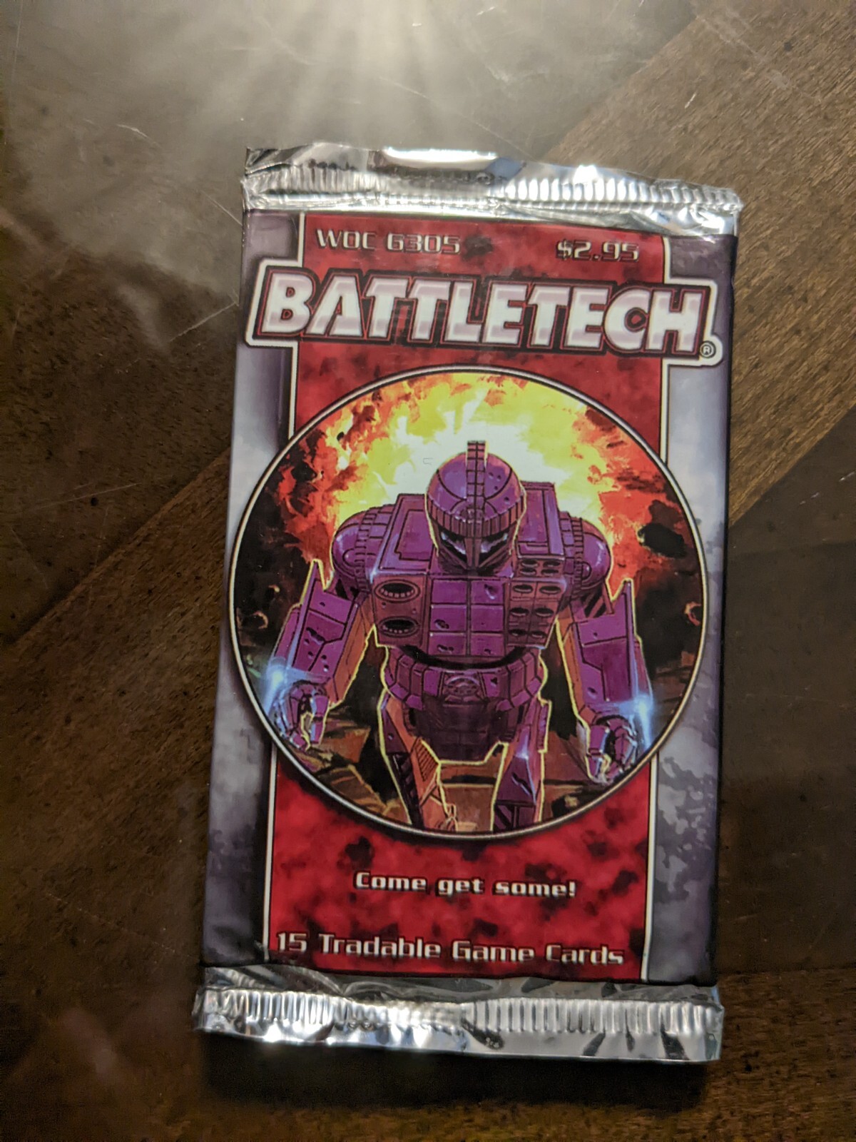 FACTORY SEALED BOOSTER PACK OF BATTLETECH CARD GAME | eBay
