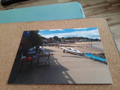 POSTKARTE MEERBLICK, MEERBLICK, ISLE OF WIGHT SEAGROVE BAY VON PRIORY BAY BOOTE IOW