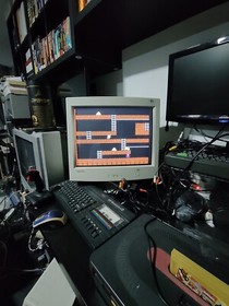 NES FAMICOM LUNAR BALL, YIE AR KUNG FU, LODE RUNNER, F1 RACE,  GAME ONLY