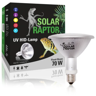 ECONLUX SOLAR RAPTOR® UV HID-Lampe 70W PAR38 Flood-Strahler 36,4°