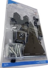 National Hardware Deluxe Post Latch Decorative Gate Kit Black Finish Padlockable