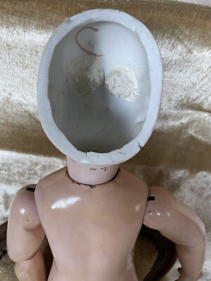 Poupée ancienne Bébé Jumeau bouche fermée boucles