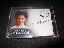Spike Buffy Autograph Trading Card Kali Rocha as Cecily Adams