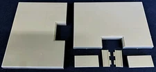 BMC Add-On Roof for 4-Pc Stucco Building unpainted plastic (54mm toy soldiers)
