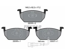 Brake pad set, disc brake Q + Textar 2203501 for Skoda