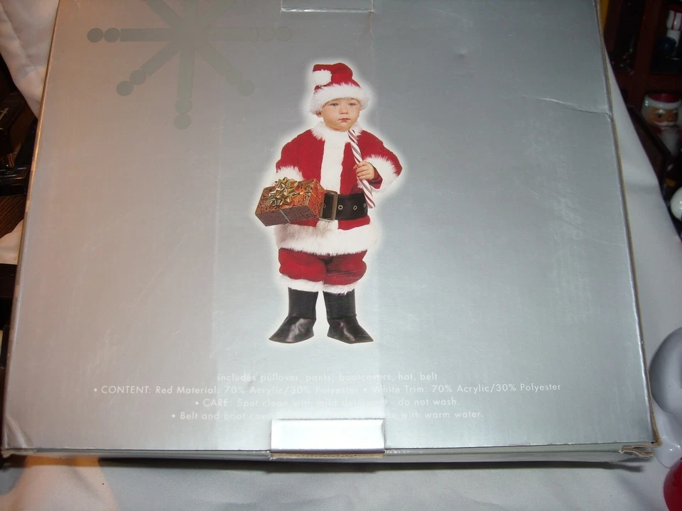 Santa's Little Helper Costume Unisex Kid Cosplay Suit Christmas Santa Outfit NIB - Image 2 of 4