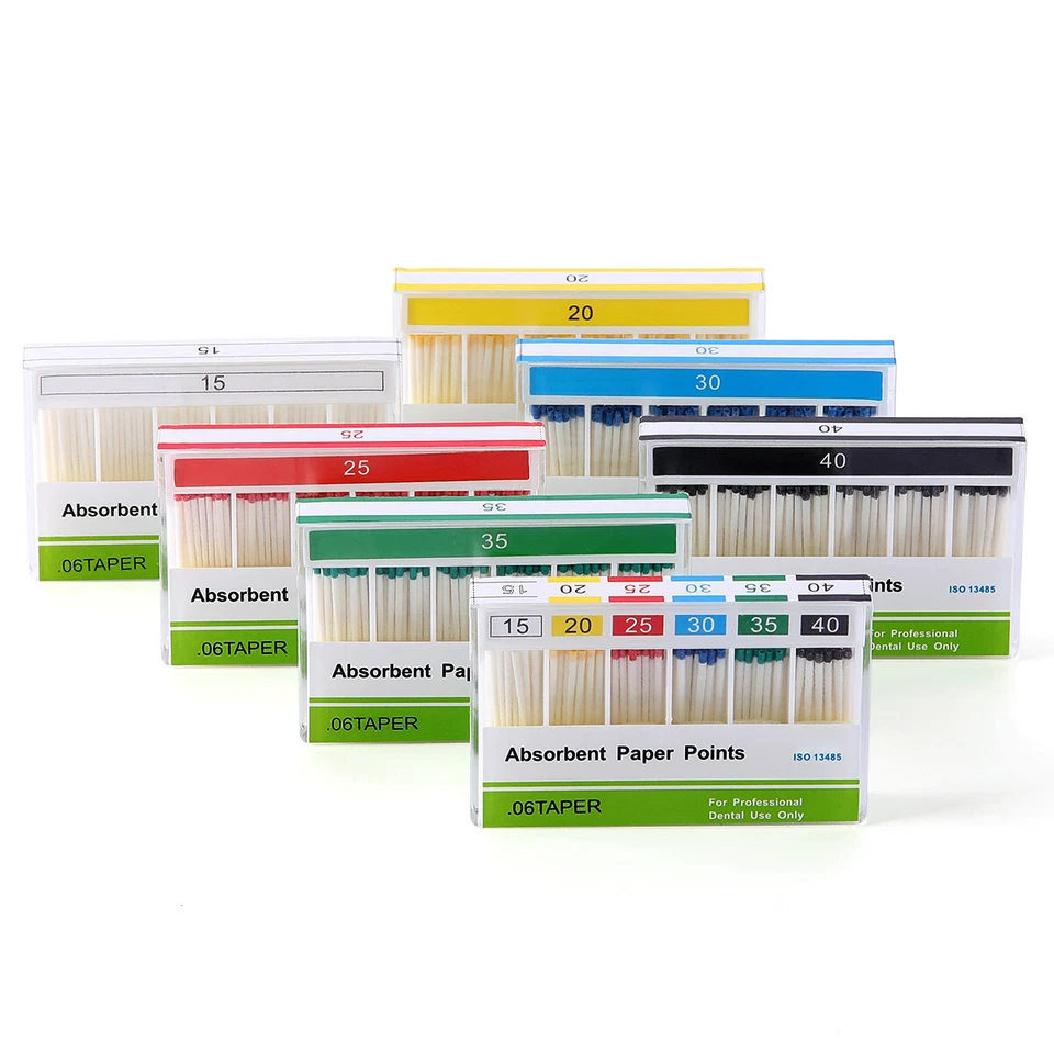 AZDENT Dental Endodontic Absorbent Paper Points Taper 0.04/ 0.02 /0.06 15#-40# - Image 4 of 4