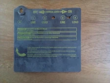 Intermatic 124T1952 Insulator cover for T104 timers new will fit T101 also