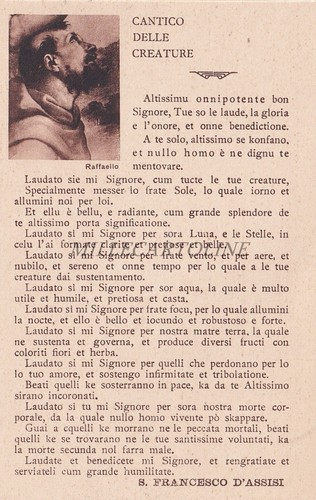 IL CANTICO DELLE CREATURE S. FRANCESCO D'ASSISI - Custodia con 10 Cartoline 1926 - Picture 13 of 13