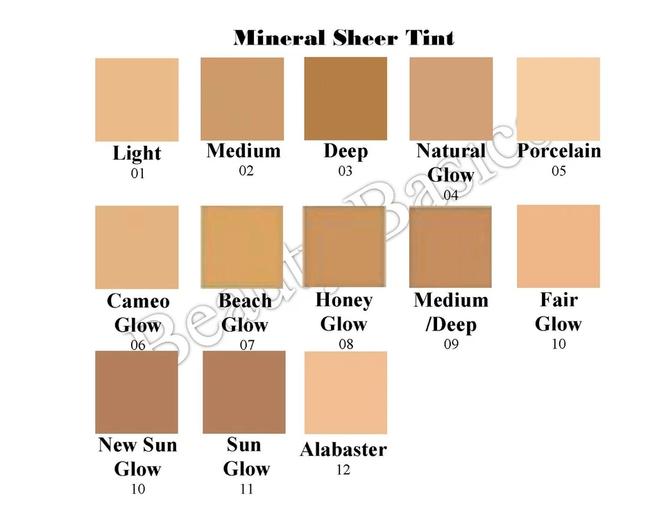 Mineral Sheer Tint SPF20, Tinted Moisturizer, Foundation Choose your Color - Image 3 of 3