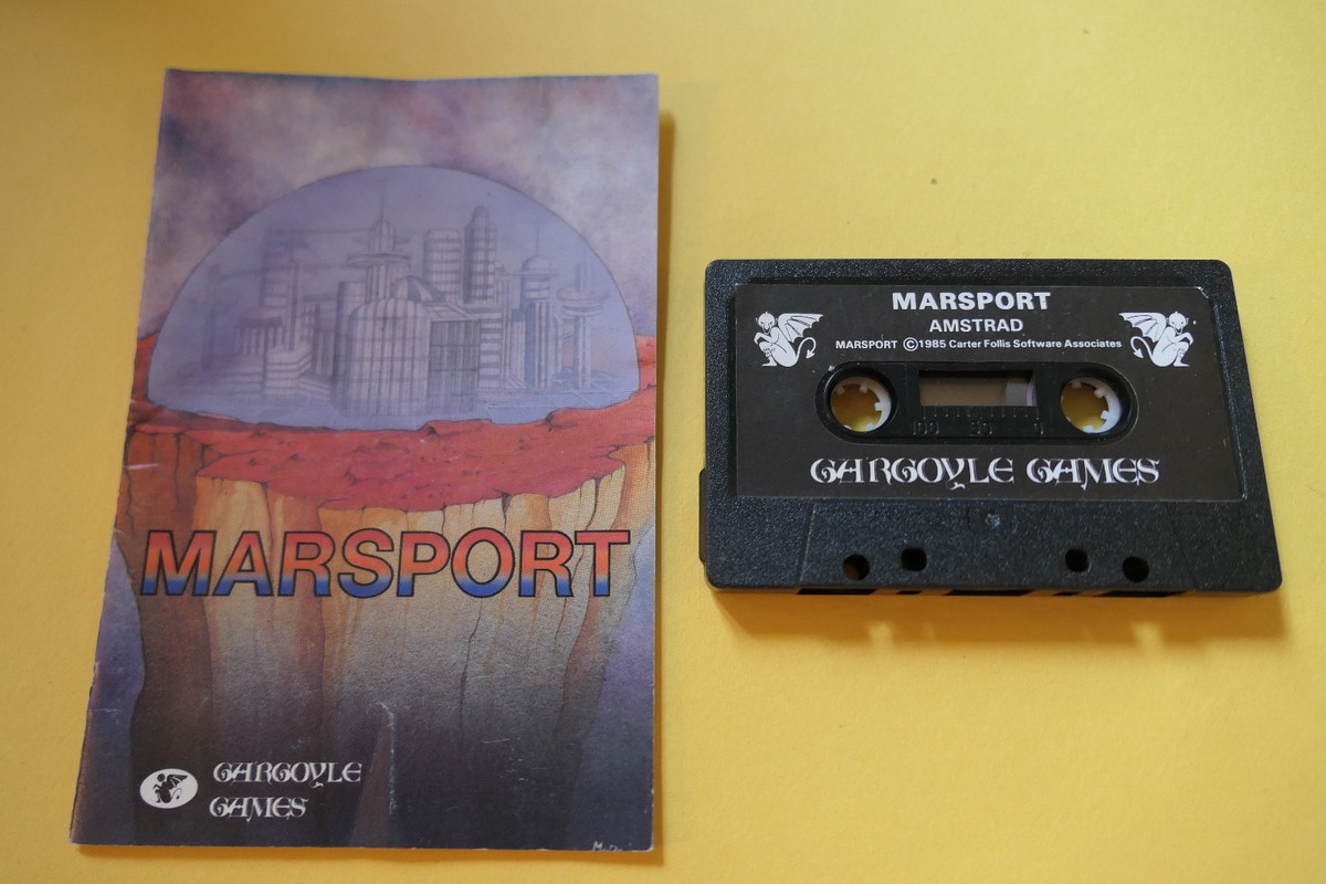 gt; AMSTRAD CPC > GAMESLIST > MARSPORT (c) GARGOYLE GAMES